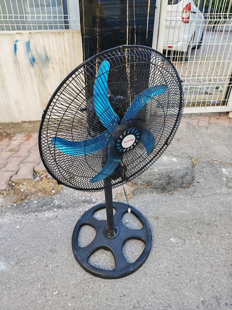 85 watt sarhoşkafa rüzgar vantilatör vantiratör fan metal pervane - 3