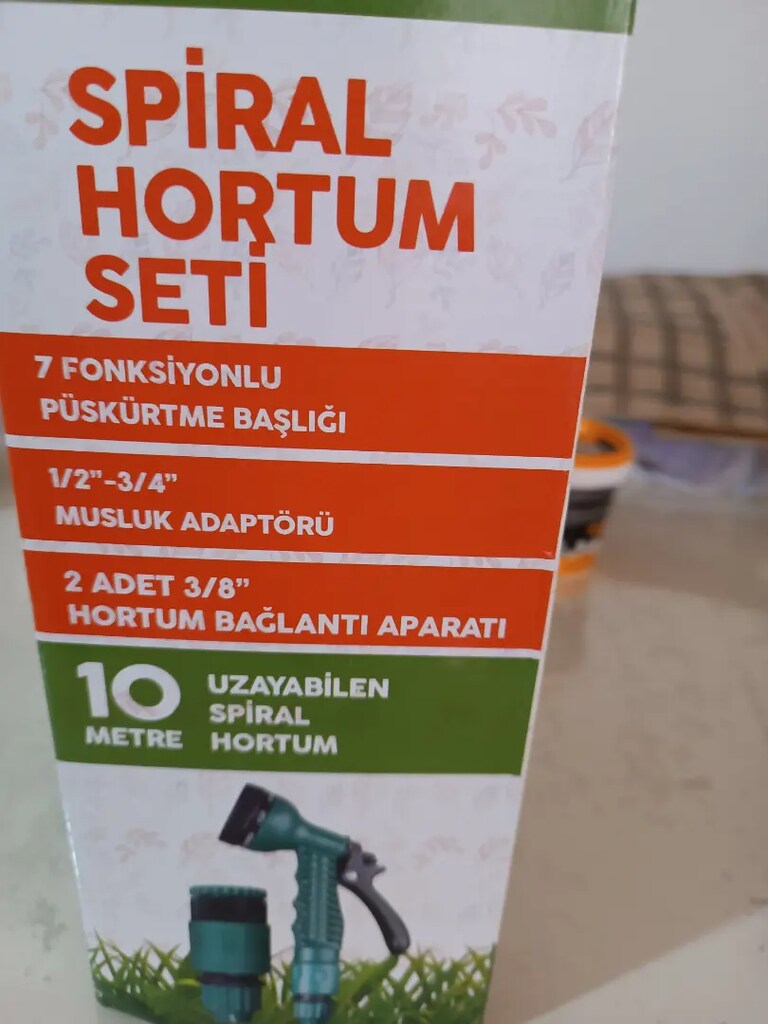 Spiral hortum seti spiral hortum seti 10 metre uzanabilen çok fonksiyo - 4