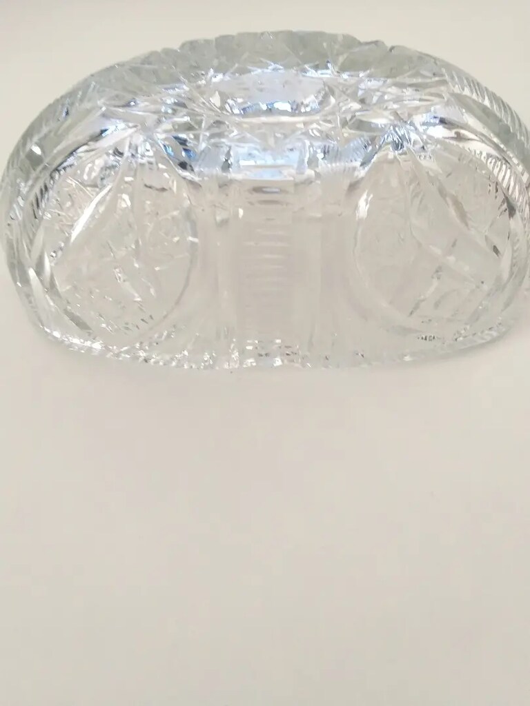 Kiristal şekerlik gondol derinlik 8 cm cap 15 e 6 cm - 4