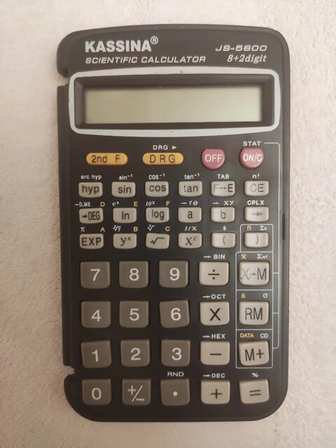Kassina JS-5600 Bilimsel Hesap Makinesi (8+2 Hane)