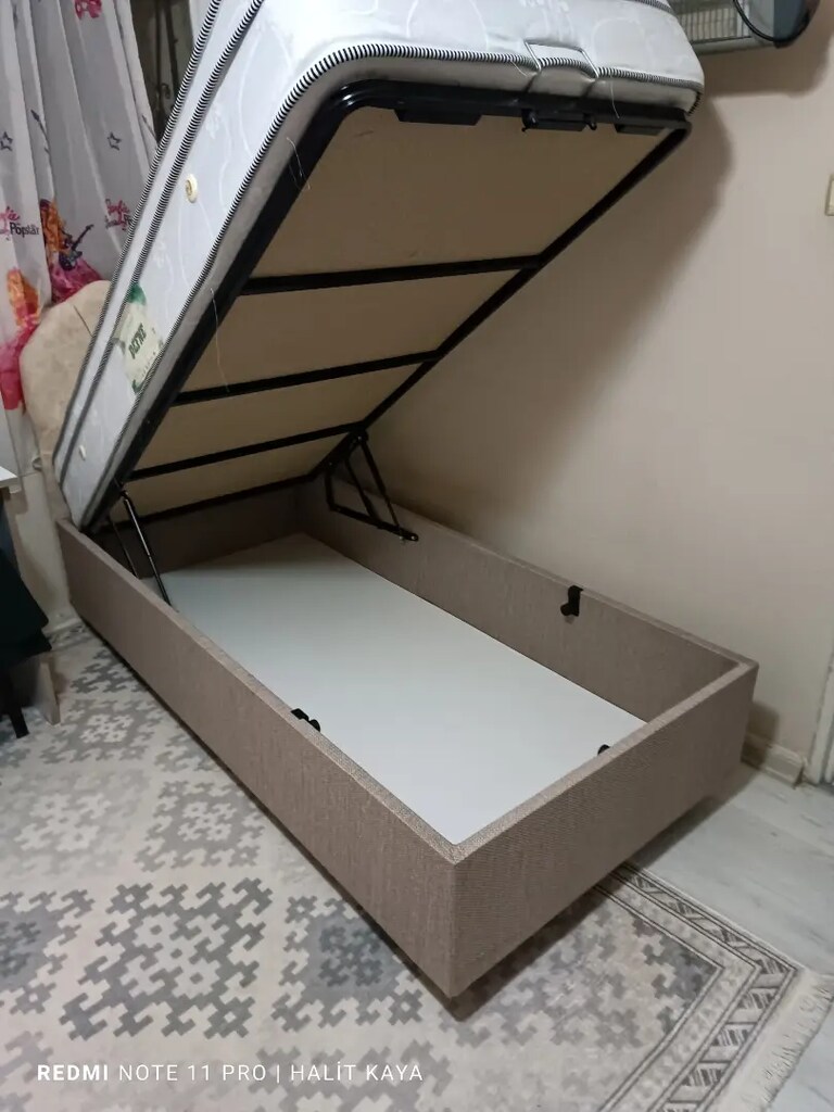 90x190 baza başlık full ortopedik yatak - 2