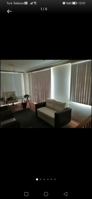 151x169 cm fiyatıdır.Ofis perdesi pvc store perde