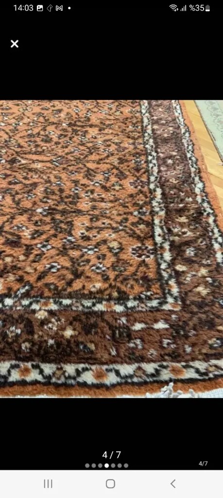 El dokuması halı - 6