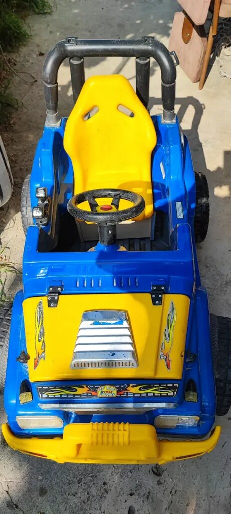 akülü araba 12 volt çift motorlu akü sıfır araba  iyi durumd - 3
