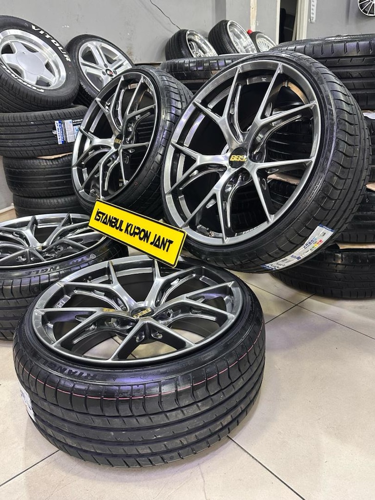 19 İNÇ SIFIR !! BBS Fİ-R 5x112 TRİANGLE JANT LASTİK TAKIMI 215/35/19 - 9