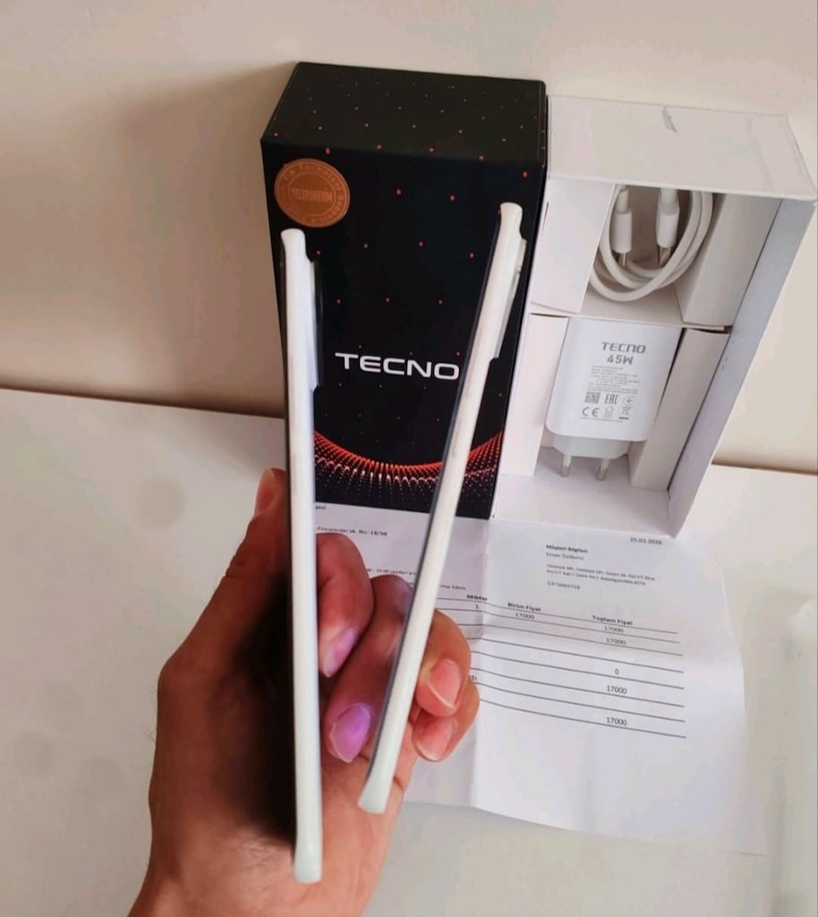 SIFIR KAPALI KUTU Türkiye Garantili TR Tekno Pova Slim 5G Dünyanın en - 3