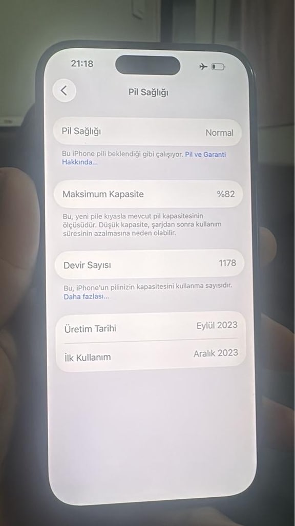 ACİLLLL IPHONE 15 PRO PASAPORT KAYITLI - 7