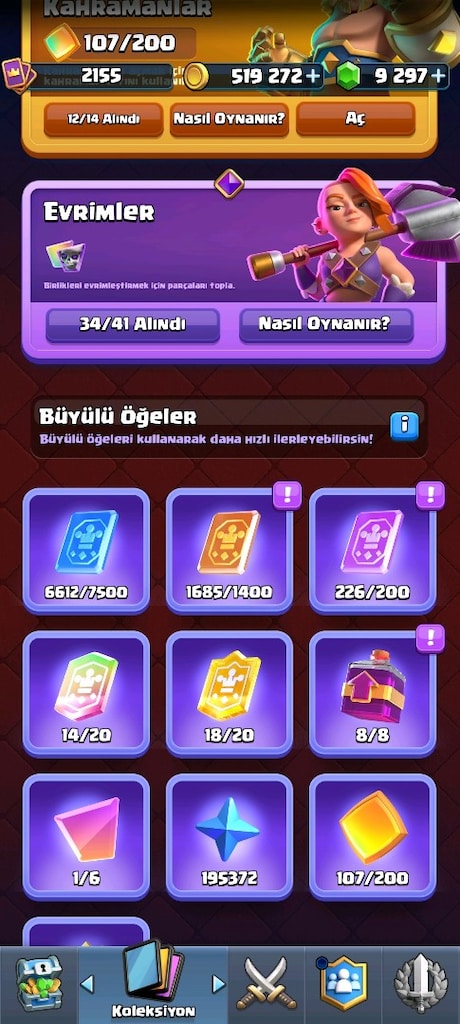 Clash Royale 10 yıllık hesap - 2