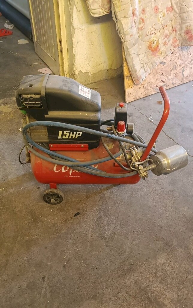 İtalyan Fiac GM 201 Kompresör - 1.5 HP 8 Bar - Hortum ve Tabanca - 9