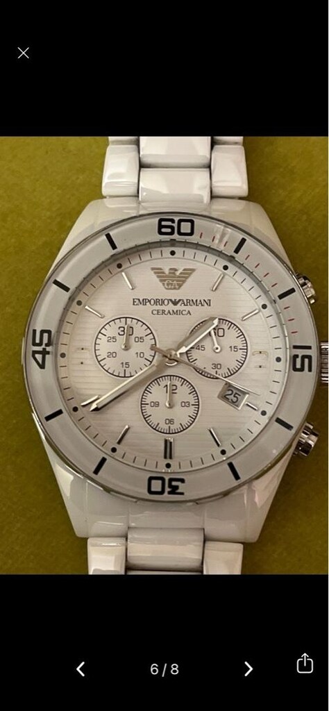 Emporio Armani seramik saat - 3