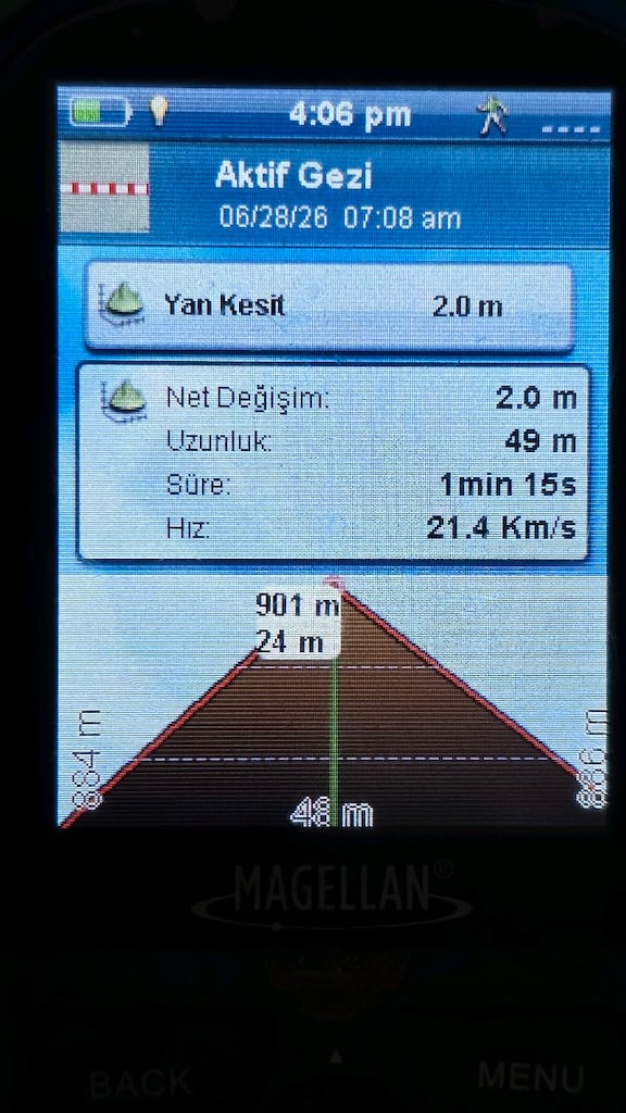 Magellan explorist 110 dağcı, kampçı, balıkçı Gps - 7