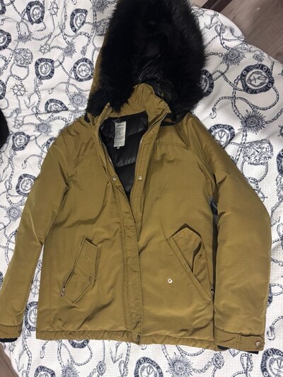 zara kürklü mont