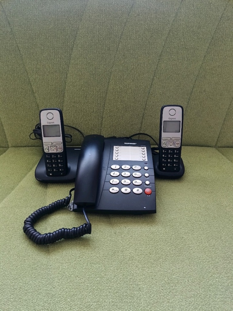 Telefon (TLF5011)+Sımens gıgasetA400 telsiz telefon - 2