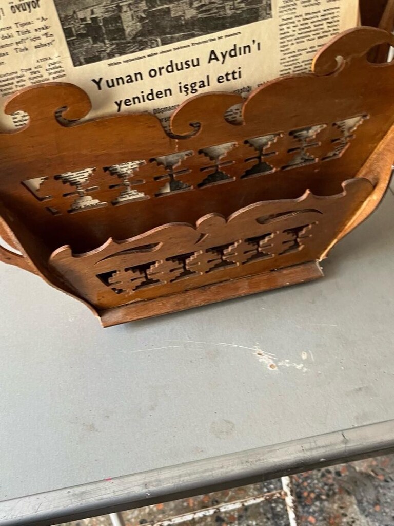 Eski gazetelik ahşap - 4