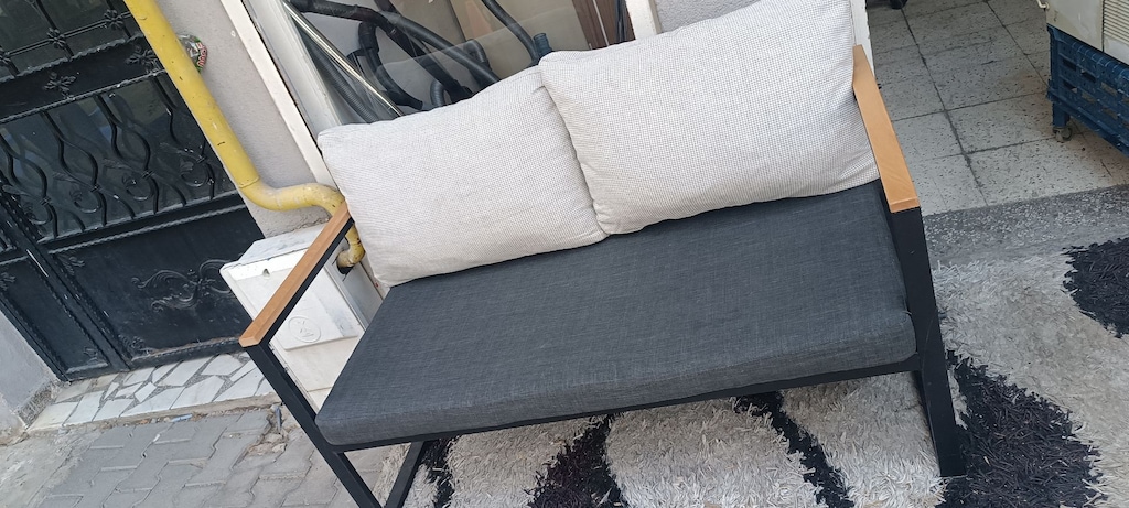 2Lİ BALKON YAZLIK HER YERE UYGUN DEMONTE OLA BU İLEN İKİLİ KOLTUK - 7