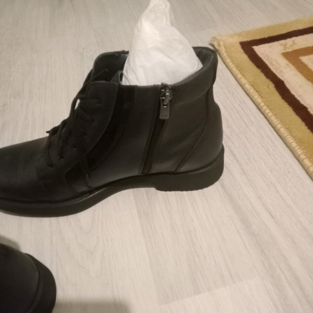 orjinal deri erkek siyah bot.derimod marka - 3