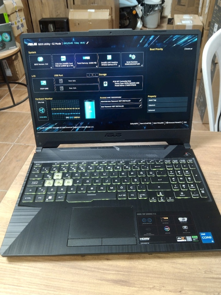 Asus Tuf Laptop dizüstü - 8