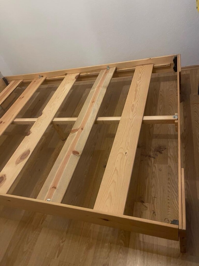 AHŞAP KARYOLA ve YATAĞI IKEA 140-200cm - 3