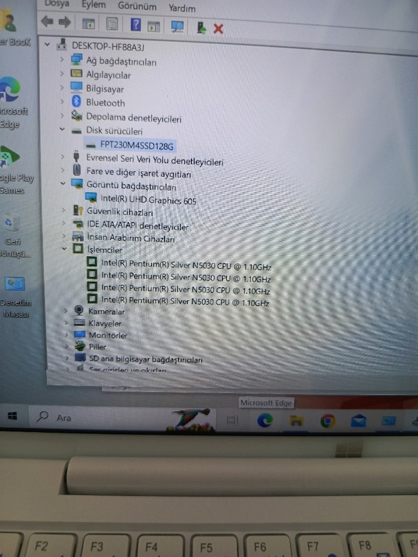 Oliver Book İntel Pentium Silver N5030 8 GB DDR4 Ram 128 Gb SSD firsat - 2
