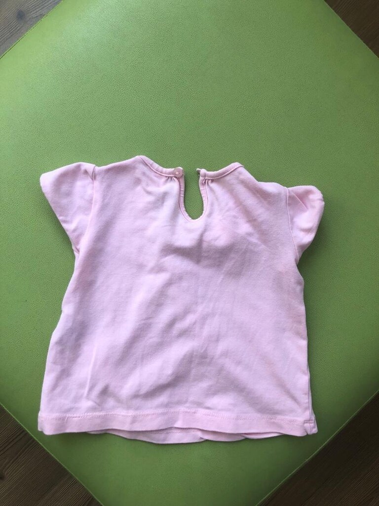 3-6 aylık kız çocuk tişört Zara Baby marka Pembe - 3