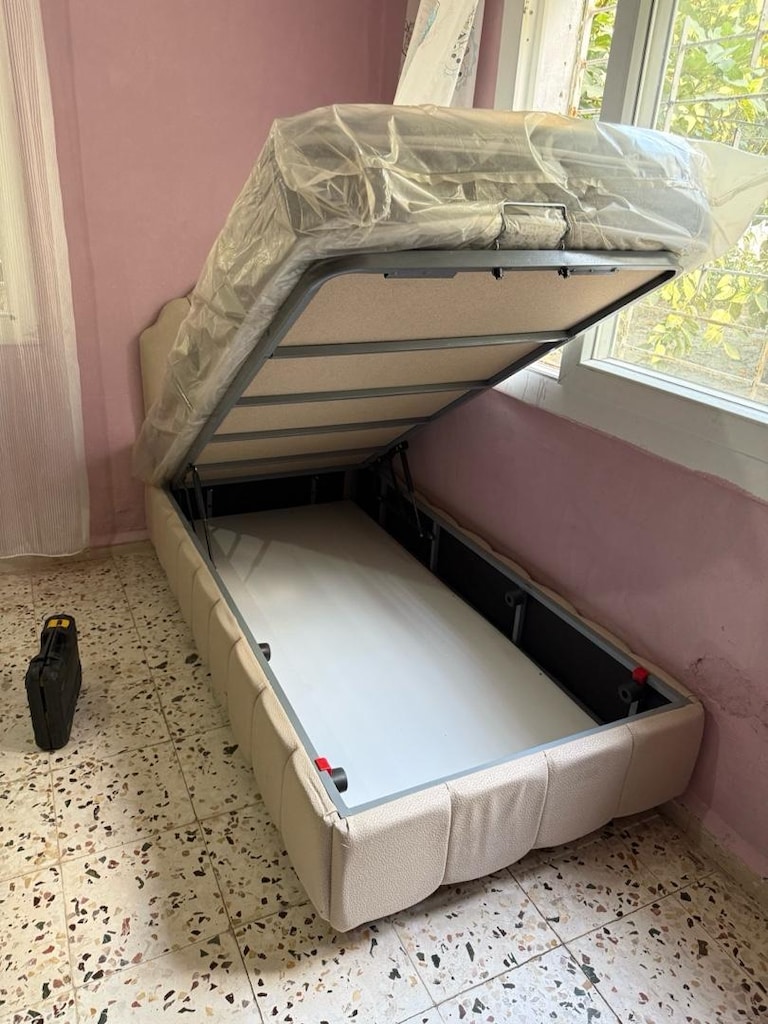 ultra lüks tek kişilik baza başlık yatak sıfır ürün dev kampanya - 2