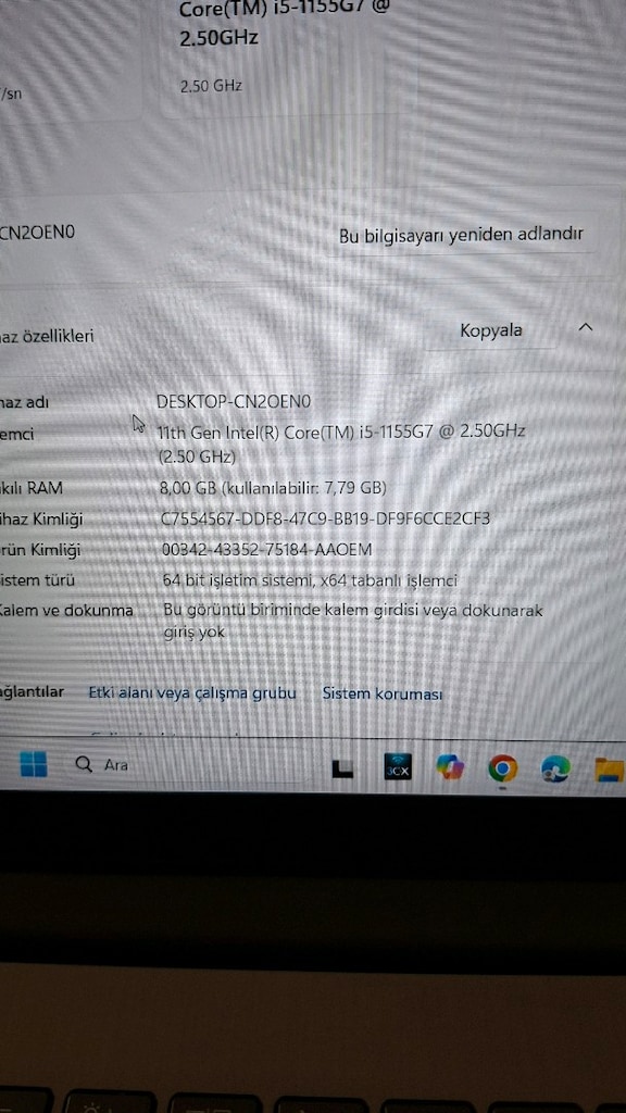Lenovo IdeaPad 3 | i5 11. Nesil - 8 GB RAM - 256 GB SSD - 6