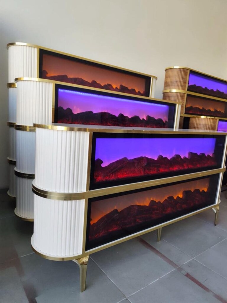 ŞÖMİNELİ TV 180x40 BLUETOOTH 3 FARKLI RENk - 4