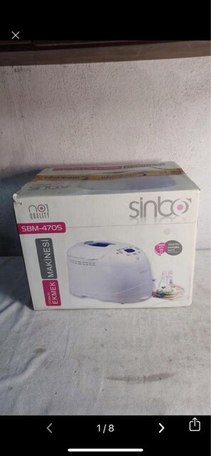 SİNBO MARKA EKMEK YAPMA MAKİNESİ