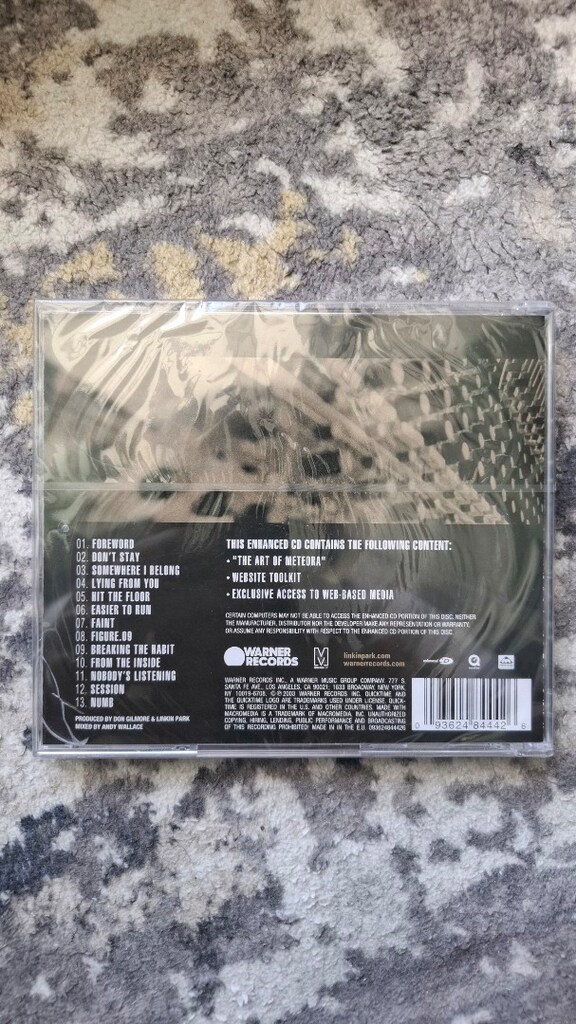 Meteora CD'si, Linkin Park albümü, ambalajlı - 2