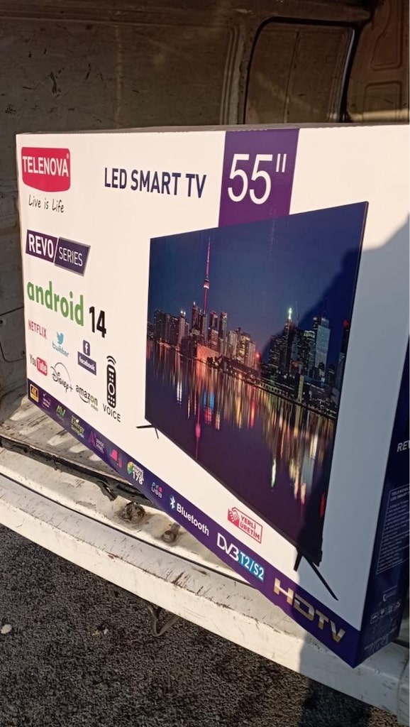 TELEVİZYON TV TELENOVA 40-50-55 inç SIFIR KUTULARINDA ANDROİD-SMART - 3