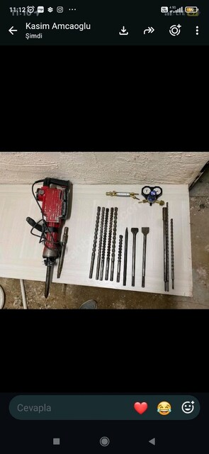 enhinel Hilti ve diğer malzeme