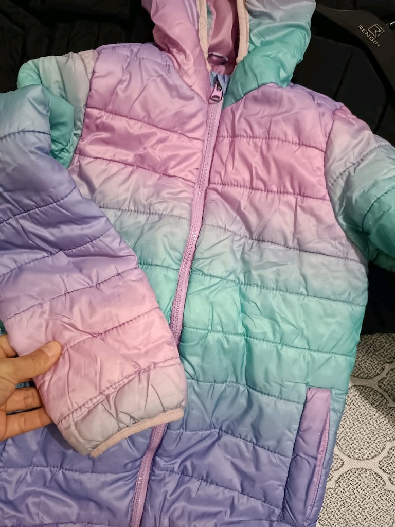 kız çocuk şişme mont - 4