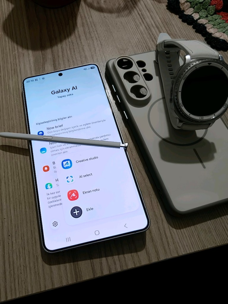 Samsung S26 Ultra 5G 12/256 GB + Samsung Watch 8 klasik Mükemmel Set - 10
