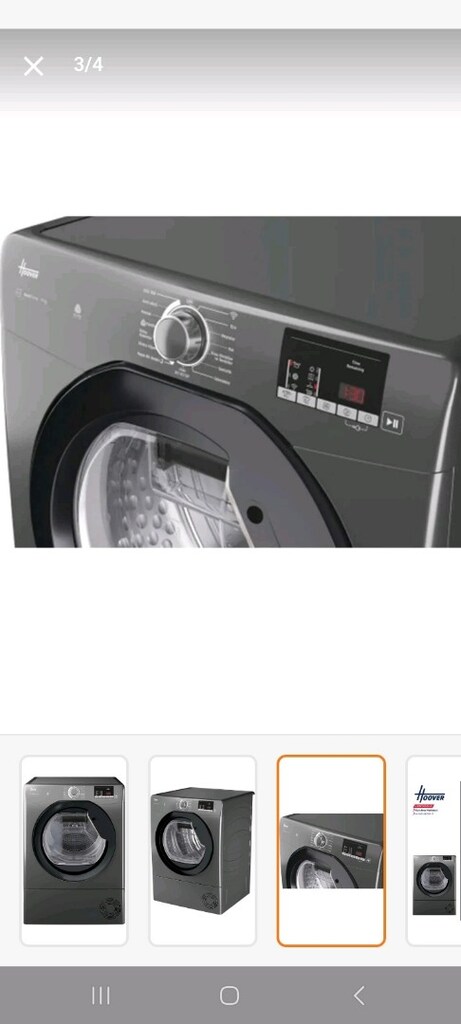 HOOVER Wİ-Fİ BAĞLANTILI ISI POMPALI KURUTMA MAKİNESİ GARANTİLİ - 5