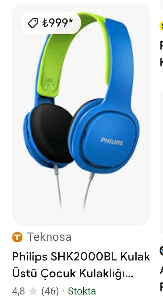 philips kulak üstü çocuk kulaklığı - 4