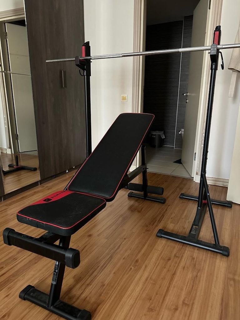 spor ekipmanları bar bench rack ağırlık dumbell - 8