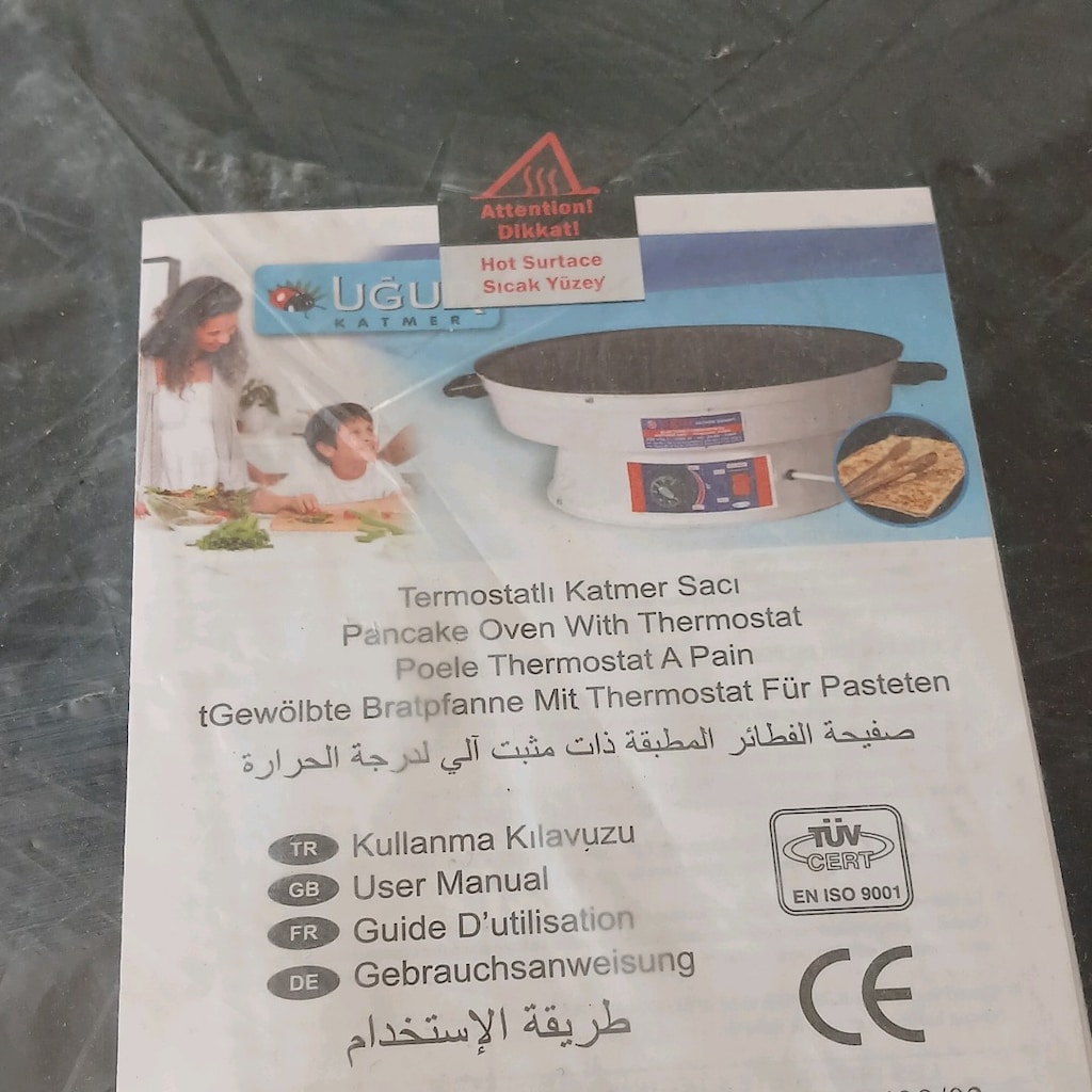 Elektrikli Ekmek Katmer Sacı , Termostatlı Katmer Sac