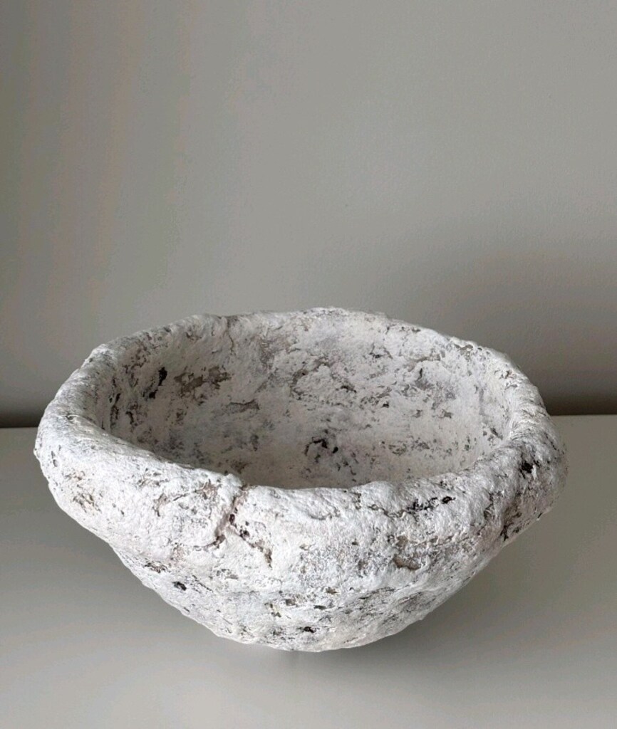 Wabi Sabi El Yapımı Dekoratif Dokulu Kase - 4