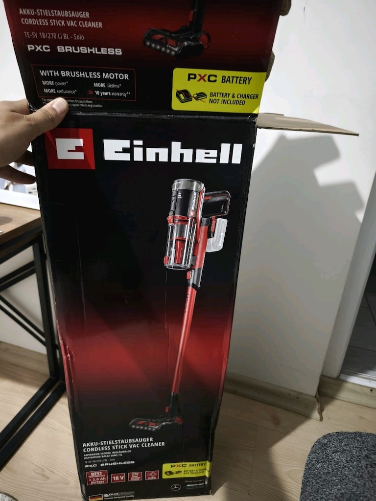 einhell dikey şarzli supurge sifir kutulu - 2
