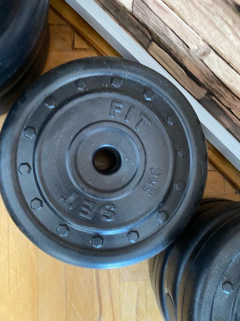 100 kg halter seti ve bench pres sehpası - 8