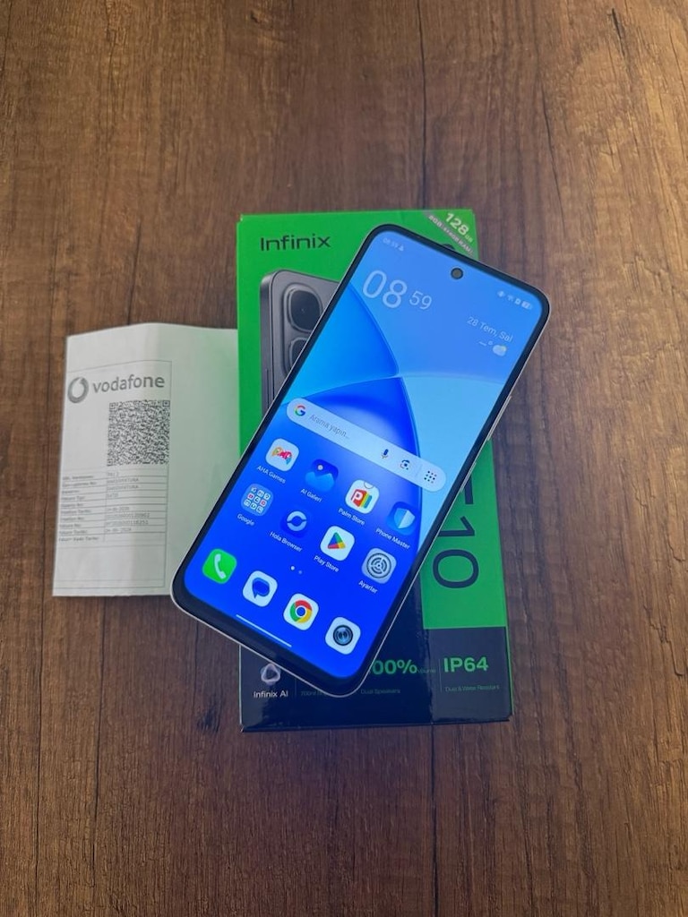 İNFİNİX SMART 10 23 AY GARANTİ KUTU FATURA HATASIZ - 6