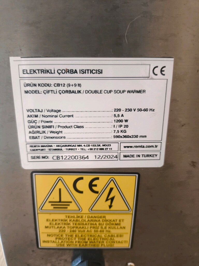 9+9 litre çorba ısıtıcı - 2