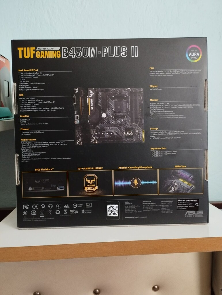 Asus Tuf Gaming B450M Plus II Sıfır Anakart - 4