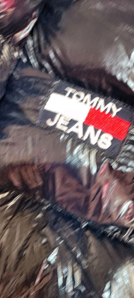 Tommy Jeans parlak koyu lacivert şişme mont. - 7