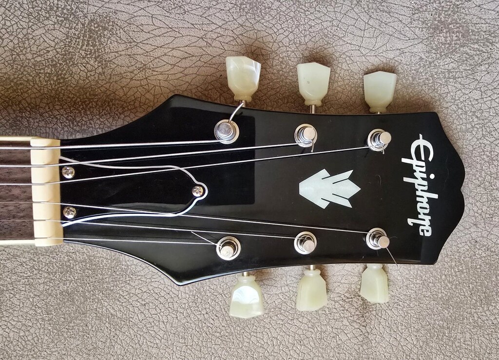 EPIPHONE ES-335 SEMI HOLLOW BODY VINTAGE SUNBURST ELEKTRO GİTAR - 5