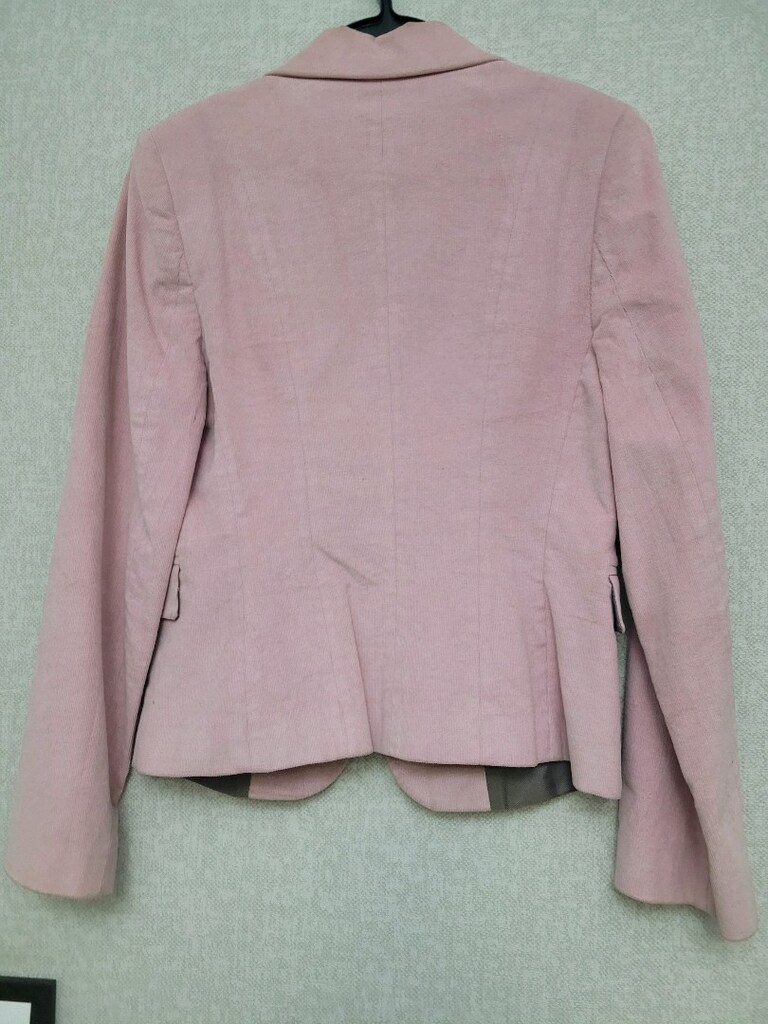 Moda İlgi 38 Beden Pembe Tek Düğmeli Blazer Ceket - 5