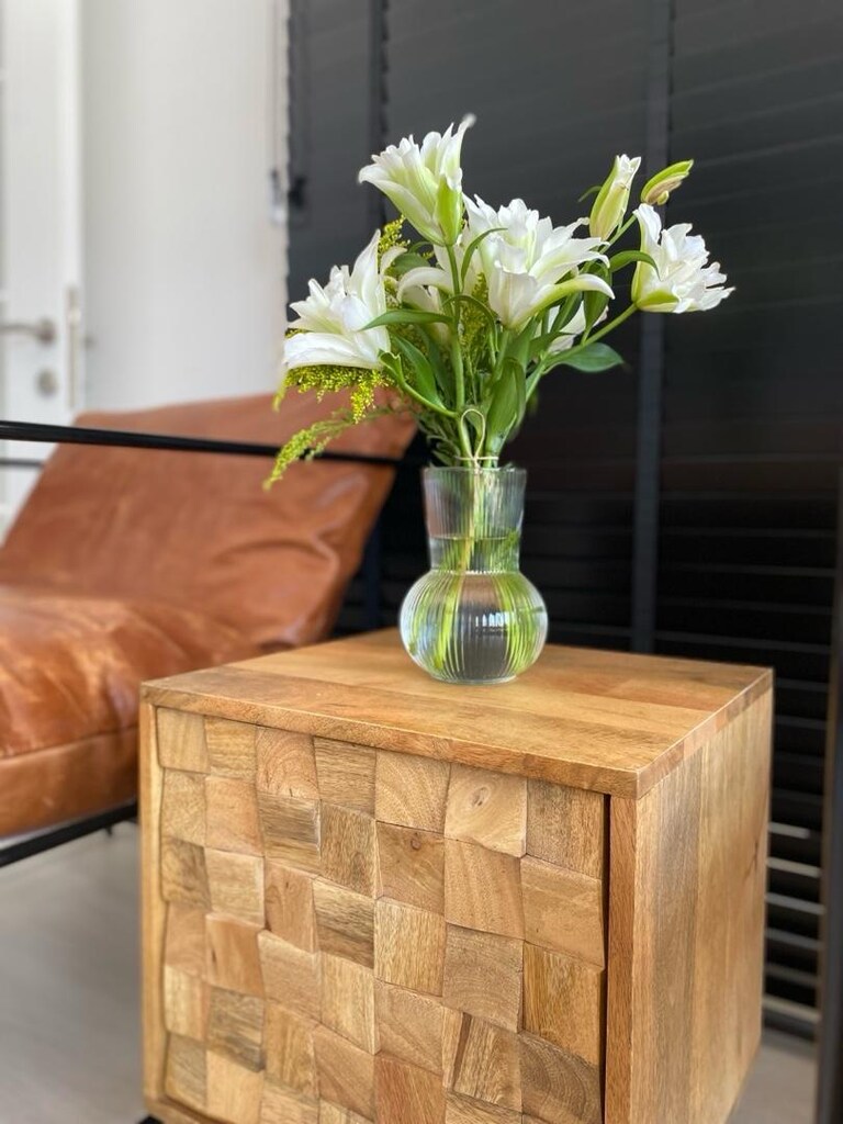 Zara Home Meşe Ağacı Ahşap Komodin ( 1 adet ) - 5