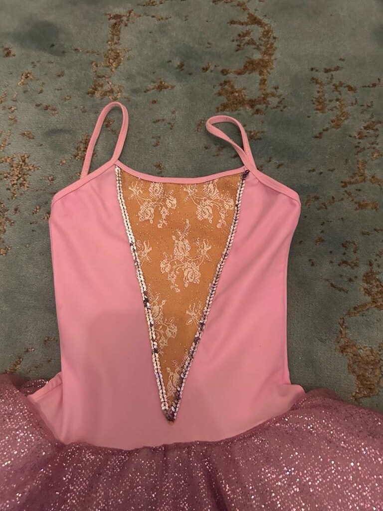 çocuk jimnastik bale kostüm elbise - 9