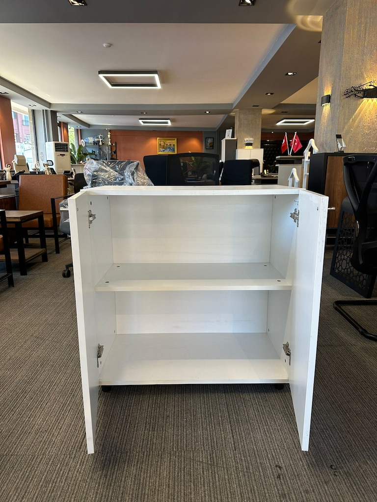 KLAS OFİS ÜSKÜDAR 80x40x80 cm BEYAZ DOSYA DOLABI İKİNCİ EL - 3