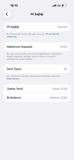 17 PRO MAX 256 GB. 1 aylık